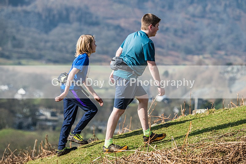 Elterwater-290 - Kendal Winter League Elterwater Under 15/17 Fell Races Sunday 9th March 2025