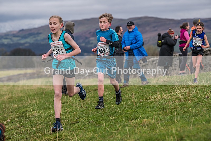 Cunswick U13-155 - Kendal Winter League Cunswick Scar Junior Under 13 Fell Race Sunday 26th January 2025