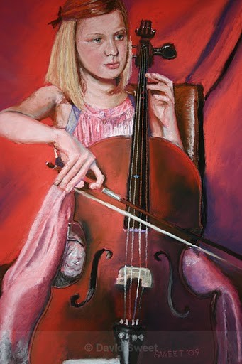 Girl on a Cello - Children's Portraits