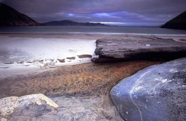 keem beach, achill island, co. mayo.