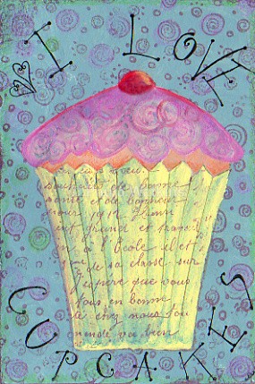 I love Cupcakes - Artwork for commissions