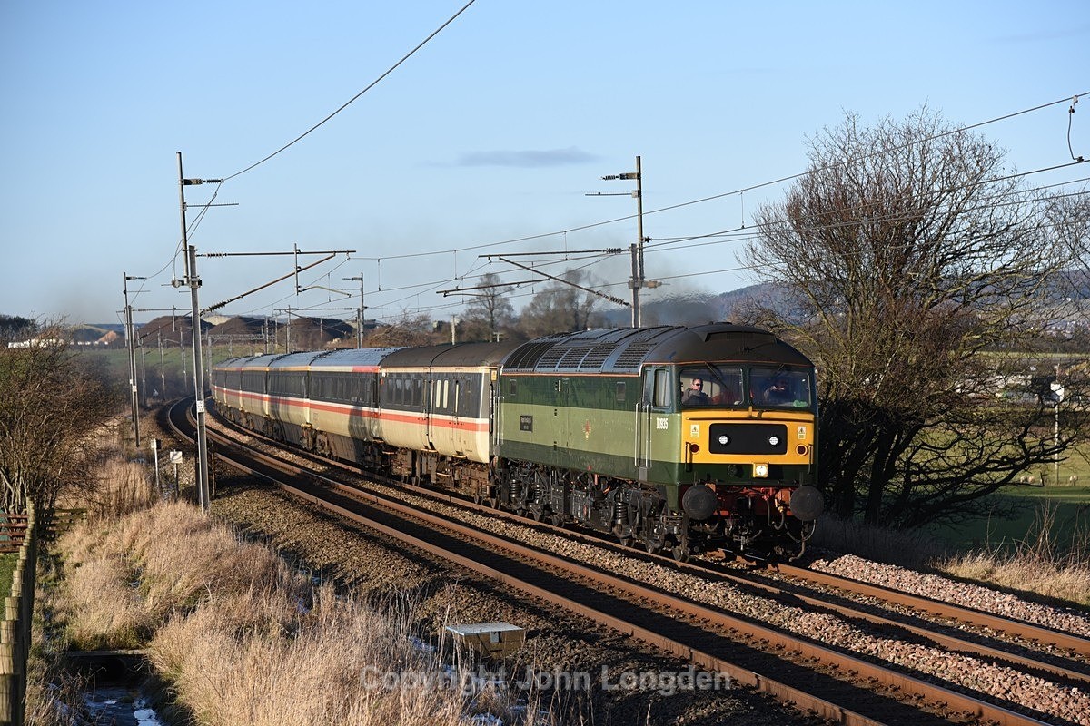JL - 20.1.23 47805 / D1935 5Z48 Carlisle - Crewe HS, Hackthorpe - West Coast Main Line (north to south)