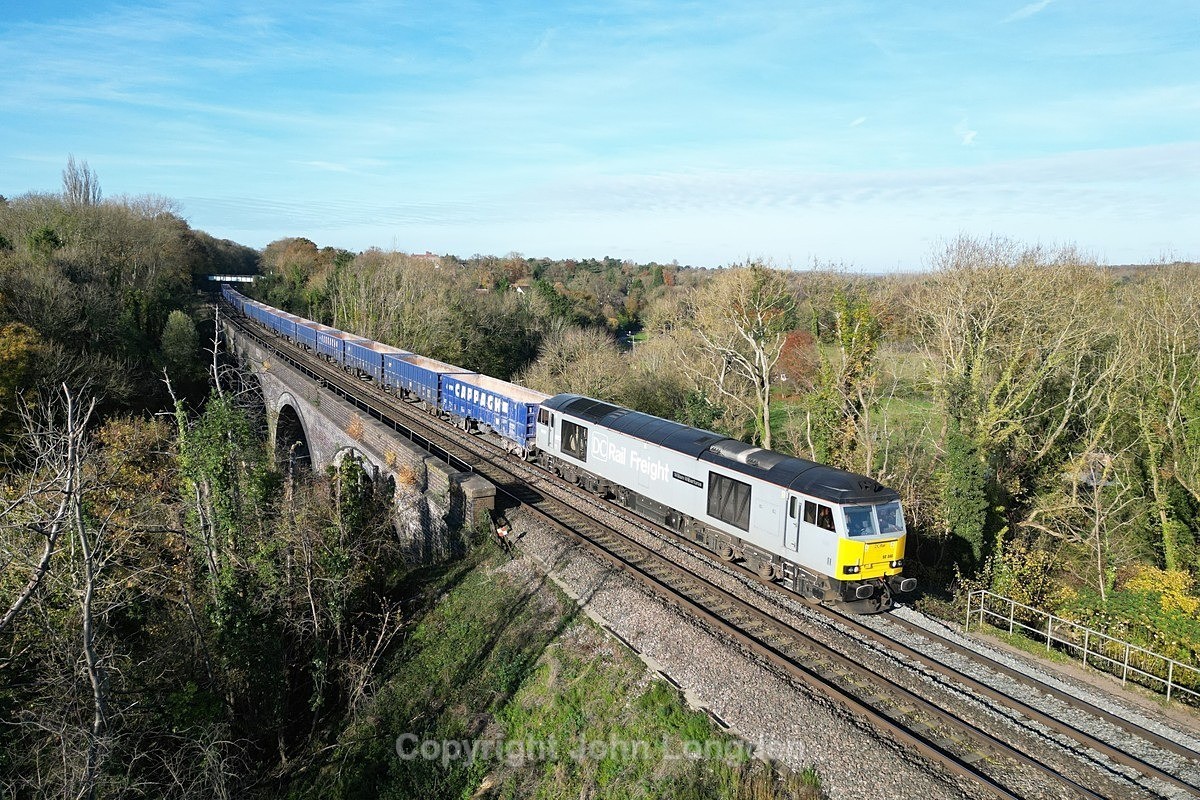 JL - 13.11.24 60046 6Z22 Aylesbury Loop - Tytherington, Gerrards Cross - Latest shots