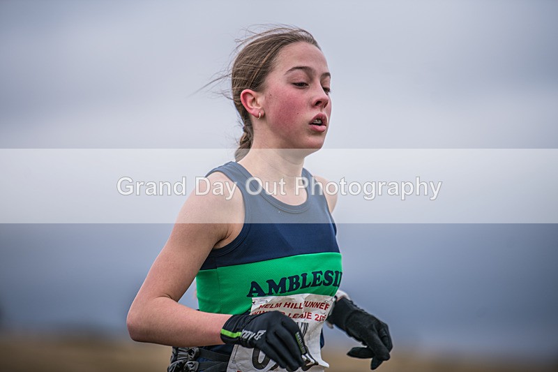 Cunswick U15  U17-158 - Kendal Winter League Cunswick Scar Junior Under 15 & 17 Fell Races Sunday 26th January 2025