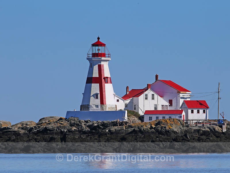 East Quoddy Lighthouse Campobello Island New Brunswick Canada - Lighthouses of New Brunswick