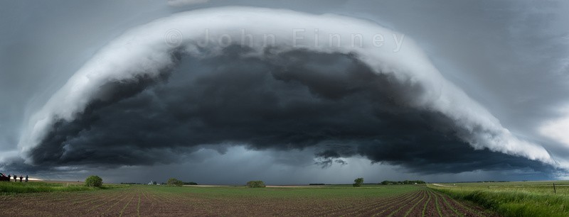 Minnesota shelf cloud. - Weather photography