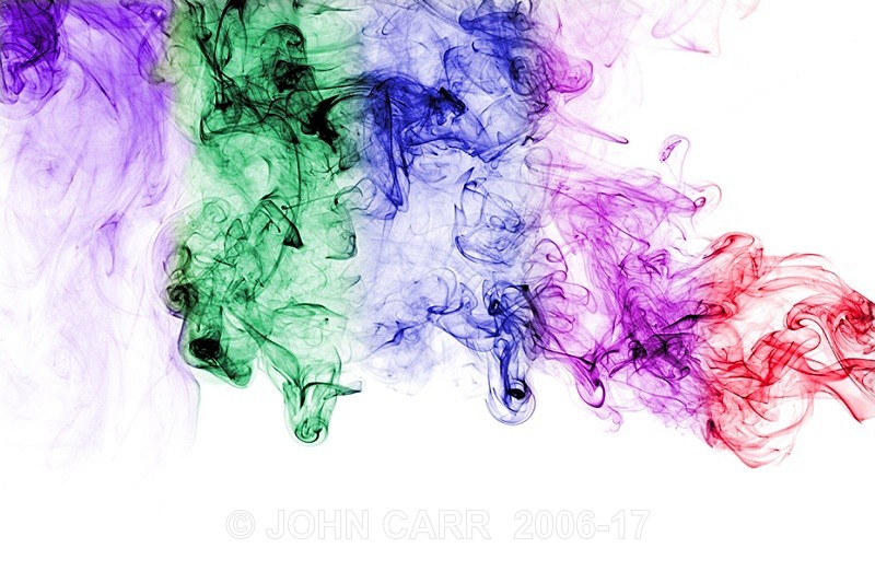 Multi coloured abstract smoke-Horizontal