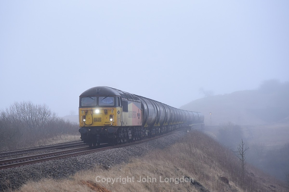 JL - 20.1.25 56049 6Z32 Ribble Rail Docks - Eastriggs MOD, Lunds - Latest shots