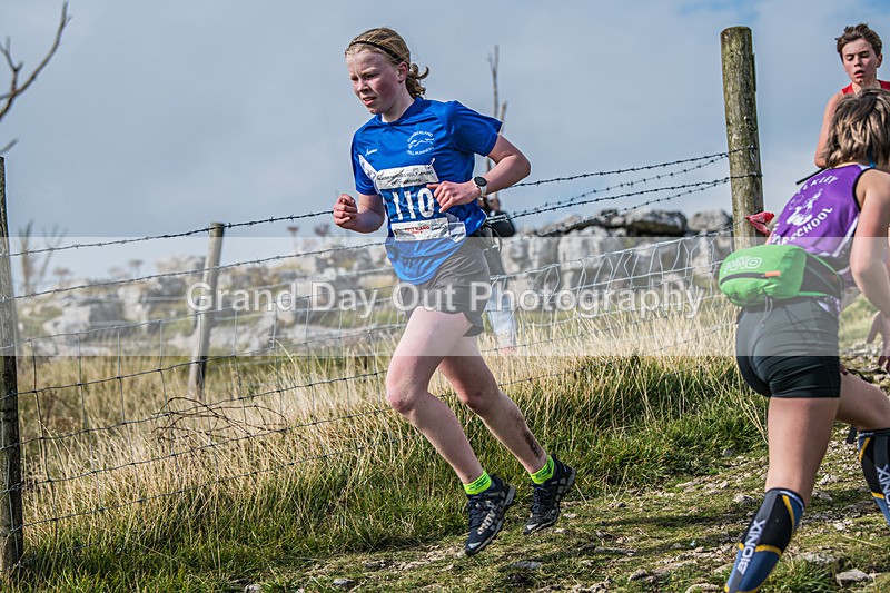 Year 8-9-205 - The English Schools Fell Running Championship Giggleswick Year 8-9 Sunday 6th October 2024