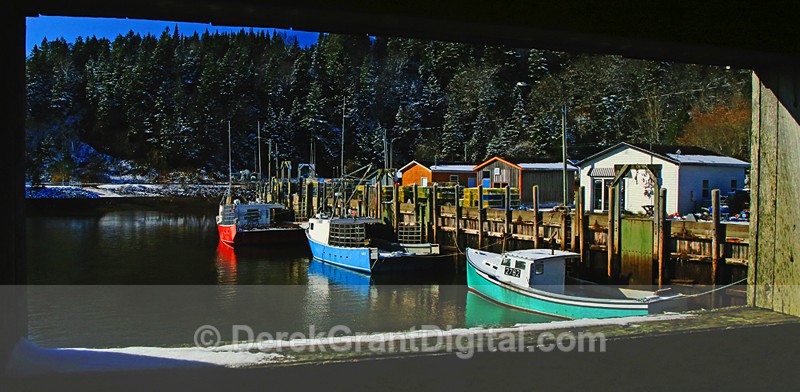 Fundy Ambience - St. Martins Harbor NB Canada - Fundy Postcards
