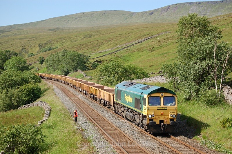 1.7.08 66607 Horrcksford Junc - Carlisle, Angerholme - Angerholme