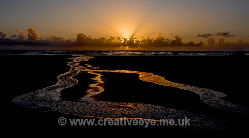No.0060. Baylys beach sunset - Landscape
