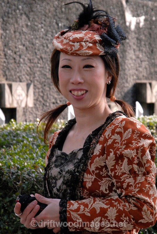 Japan Nagasaki Japan Glover Garden lady one in costume dress - Japan