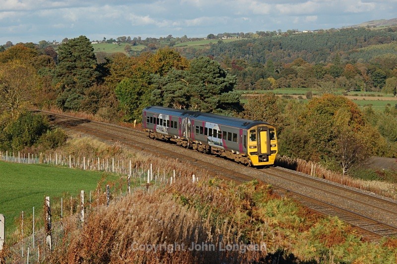 17.10.07 158860 15.03 Carlisle - Leeds, Armathwaite - Armathwaite north