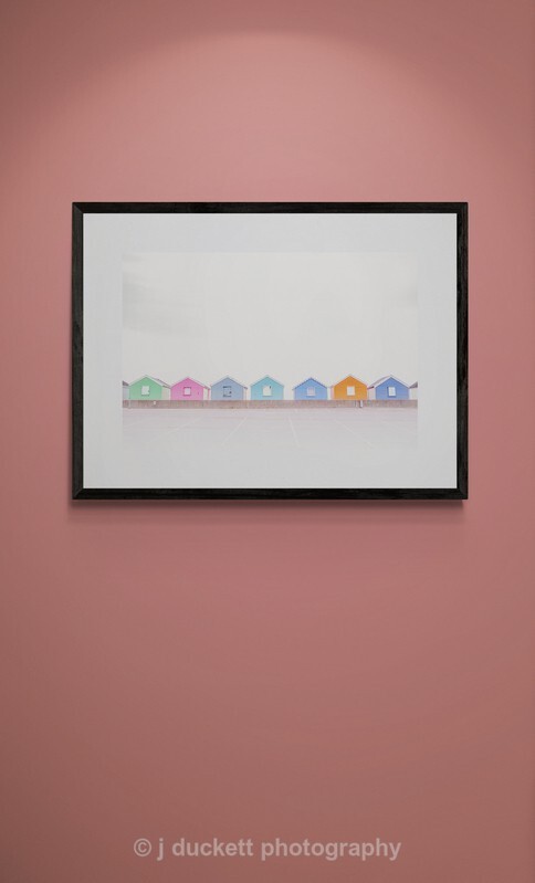Pastel Beach Huts Row