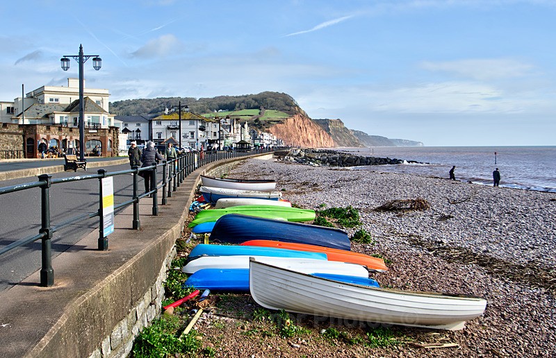 Boats on Sidmouth Town Beach - Devon Misc