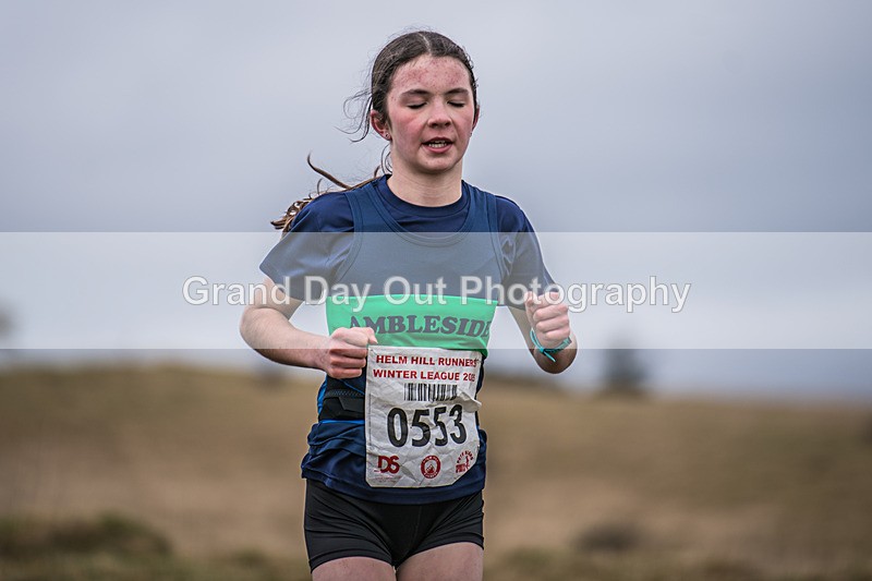 Cunswick U15  U17-126 - Kendal Winter League Cunswick Scar Junior Under 15 & 17 Fell Races Sunday 26th January 2025