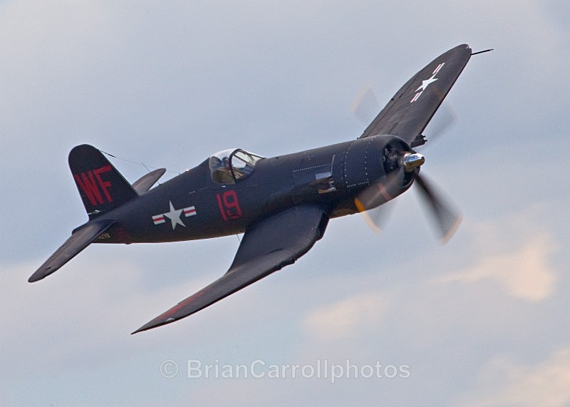 US. Navy Chance/Voight Corsair F4-U - RAF Duxford 2009 - 2014 Air Shows