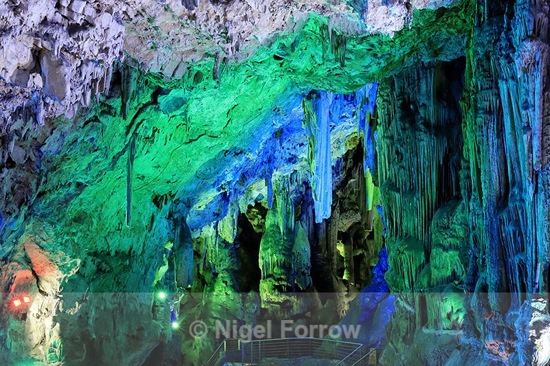 St. Michael's Cave light show, Gibraltar - Gibraltar