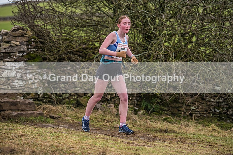 Cunswick U15  U17-38 - Kendal Winter League Cunswick Scar Junior Under 15 & 17 Fell Races Sunday 26th January 2025