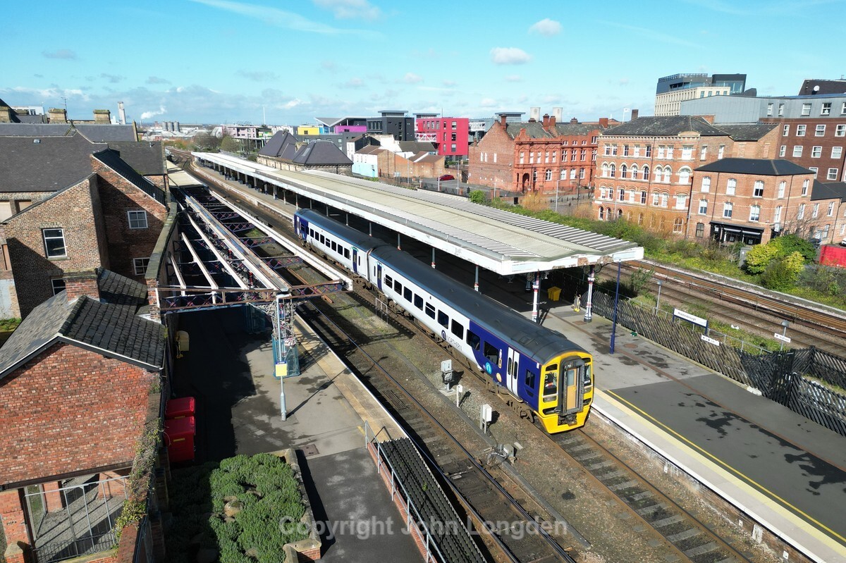 JL - 30.3.24 158815 11:24 Darlington - Saltburn, Middlesbrough - Teesside (west to east)