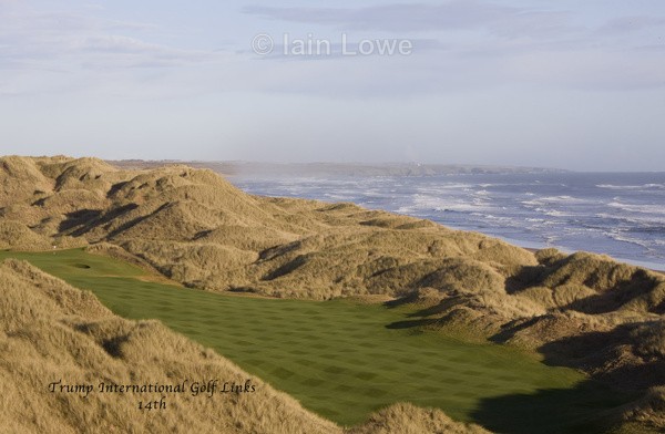 Trump International14th Tee to Green - Trump International Golf Links Aberdeen