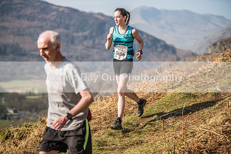 Elterwater-373 - Kendal Winter League Elterwater Under 15/17 Fell Races Sunday 9th March 2025