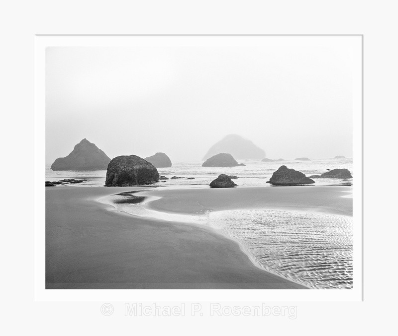 Receding Sea Stacks, Bandon Beach OR (5768) - CALIFORNIA, OREGON, AND WASHINGTON STATES