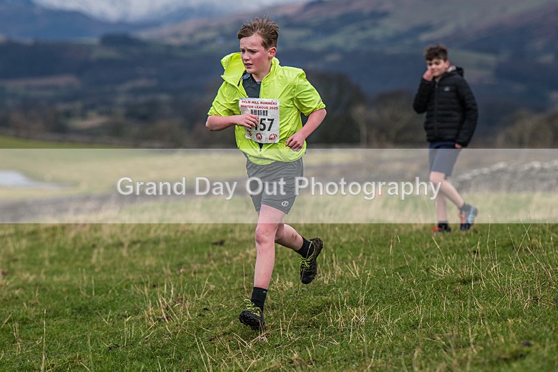 Cunswick U13-203 - Kendal Winter League Cunswick Scar Junior Under 13 Fell Race Sunday 26th January 2025