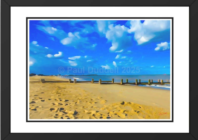 Seaside Serenity, Gorleston-On-Sea Paintings by Paul Duddell, Whispers & Strokes - Artist, Painter, and Photographer