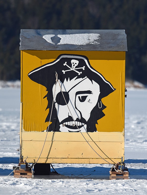 ice shack ice hut New Brunswick Canada - Ice Shacks