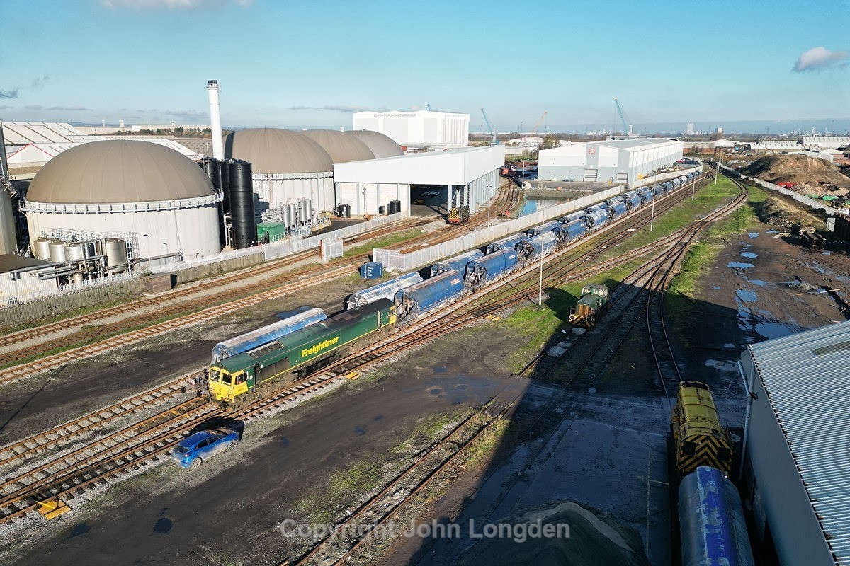 JL - 17.11.23 66512 6F33 Middlesbrough - Boulby, Boro Goods - Teesside (west to east)