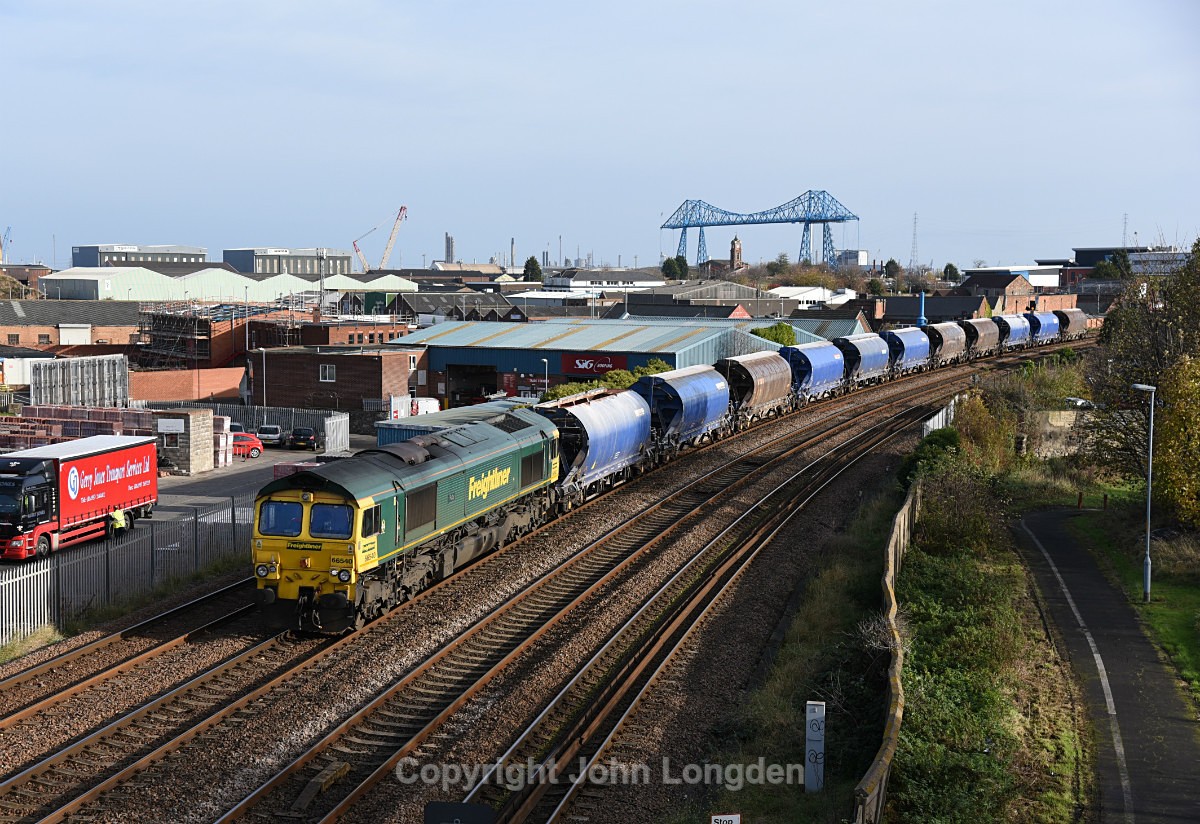 JL - 9.11.17  66540 6F30 Boulby - Mboro Metz Rd - Teesside (west to east)