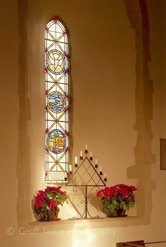 North window - St Botolph, Swyncombe