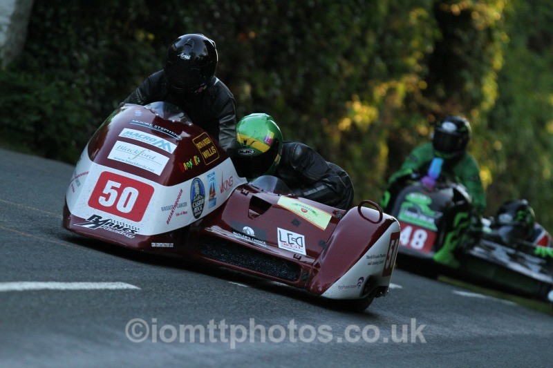 Nigel Smith & Chris McGahan - Friday Practice - Sidecars