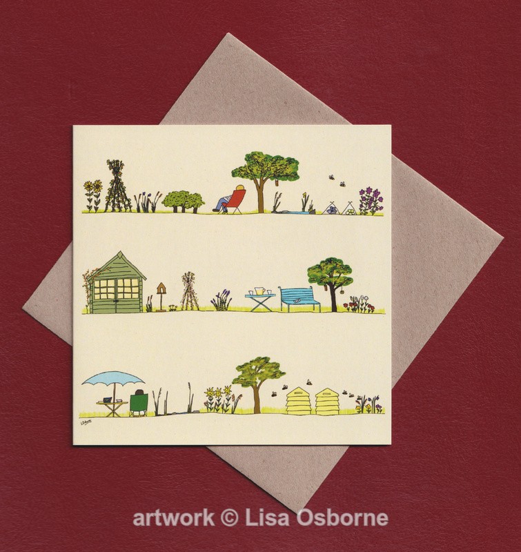 Summer evening greetings card - Cards