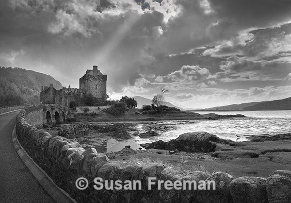 Eilean Donan Castle - Monochrome