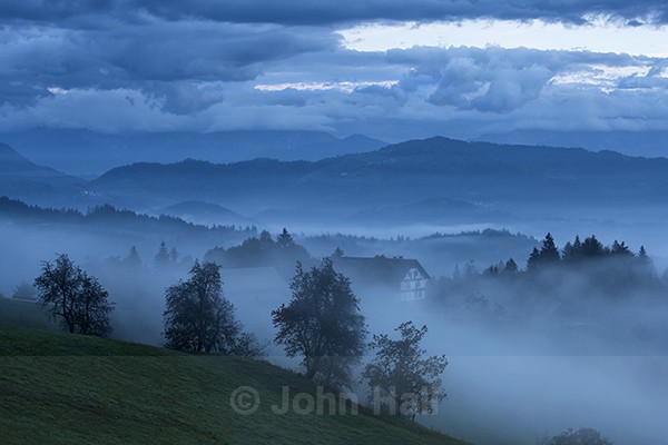Misty Morning, The Alps, Slovenia.