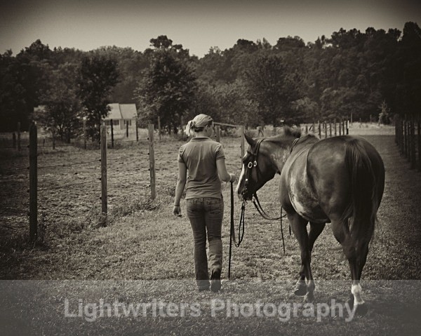 Haleys Horse_024 - Haley and Pilgrim