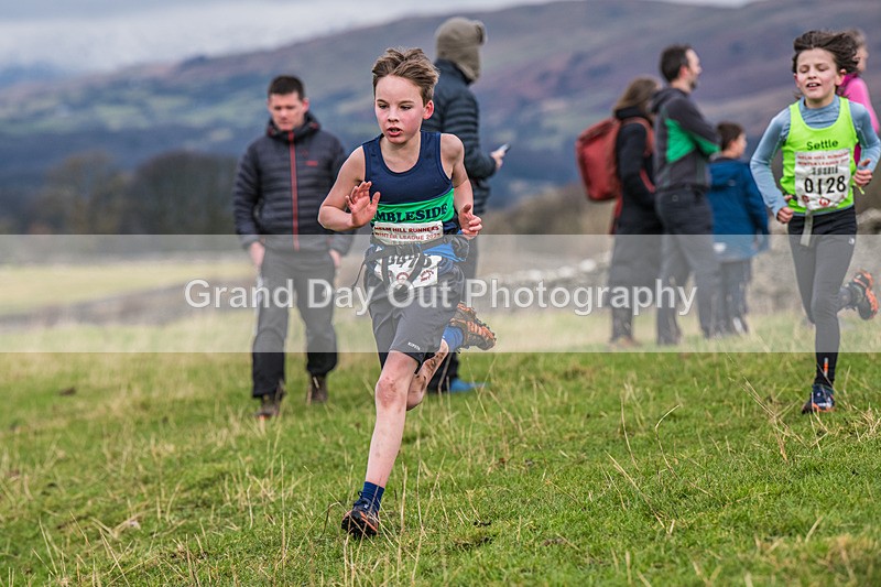 Cunswick U13-126 - Kendal Winter League Cunswick Scar Junior Under 13 Fell Race Sunday 26th January 2025