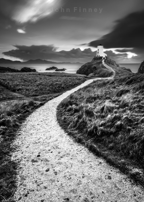 Llanddwyn Island Lighthouse. - Extraordinary Black-and-white Photographs