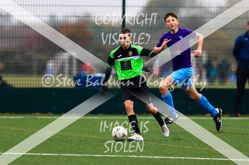 1DX30310 - 2025-10-12 FC Abbey Meads U14 Orange V Kingsdown Lions U14