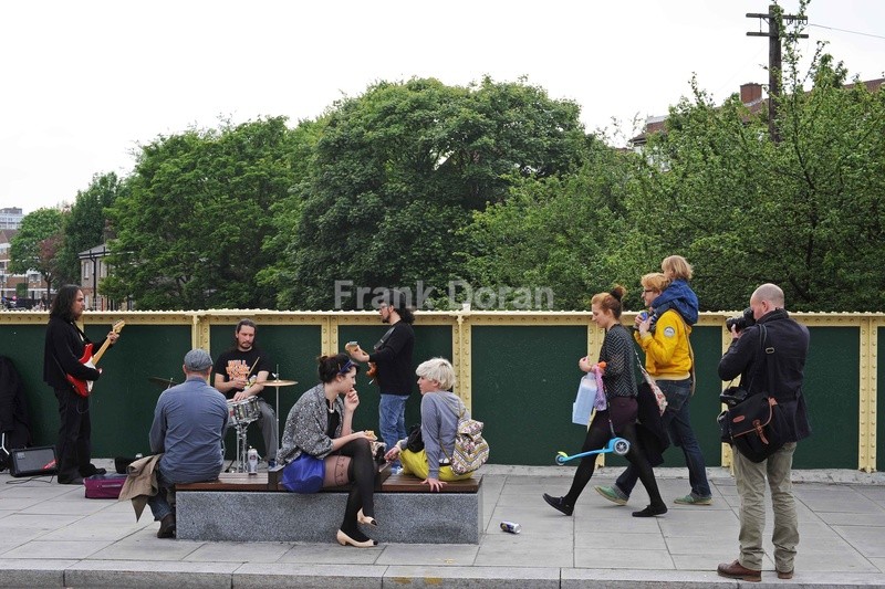 Band on Bridge - Frank Doran