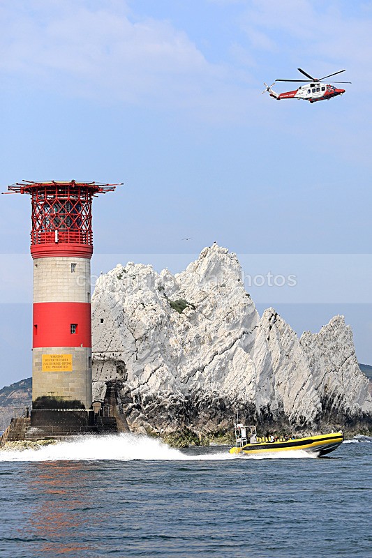 180610 COASTGUARDS AT THE NEEDLES 1Y3A4925 - RIBs, Tenders, Dories, Dinghies