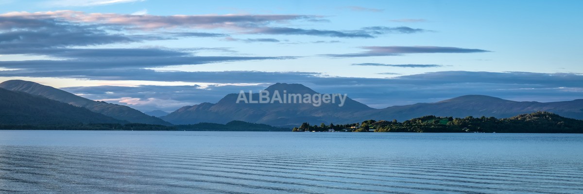 Loch Lomond Evening Panorama - My Scotland - The Landscapes