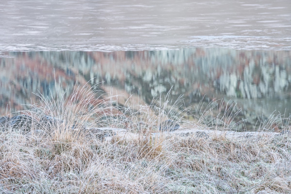 Llynnau Mymbyr ice bank - WINTER