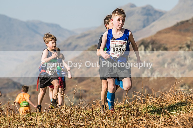 Elterwater-104 - Kendal Winter League Elterwater Under 13 Fell Race Sunday 9th March 2025