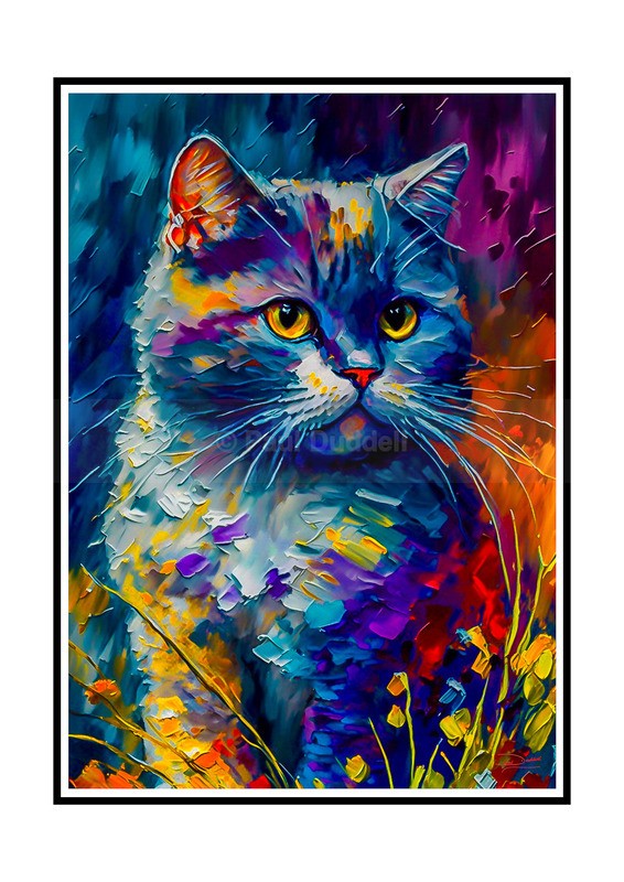 Pulses with Emotion, Cats & Dogs Oil Paintings by Paul Duddell, Whispers & Strokes - Artist, Painter, and Photographer