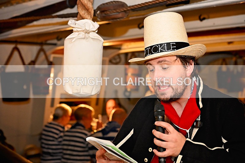 HMS PICKLE-103 - PICKLE NIGHT HMS WARRIOR 1860