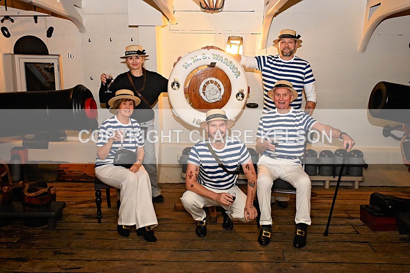 HMS PICKLE-25 - PICKLE NIGHT HMS WARRIOR 1860